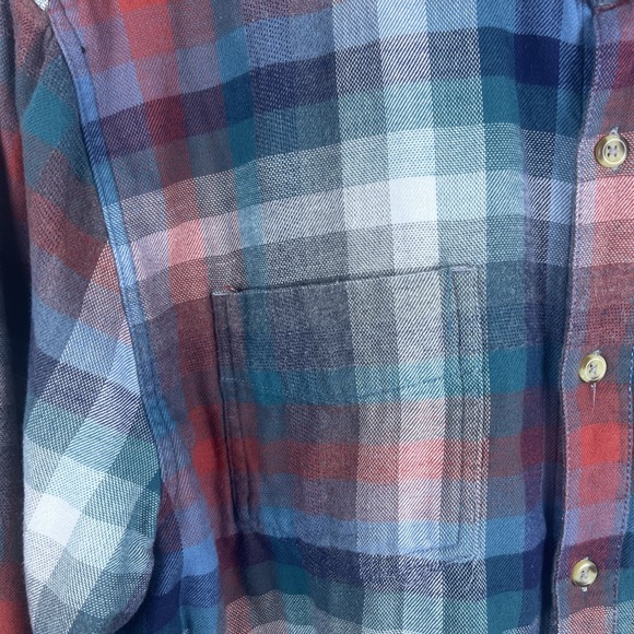 Carbon 2 Cobalt Men's Large Multicolor Double Pocket Long Sleeve Button-Up - Picture 3 of 5